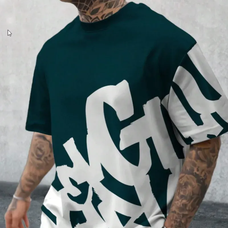 Pullover  Verde con Letras