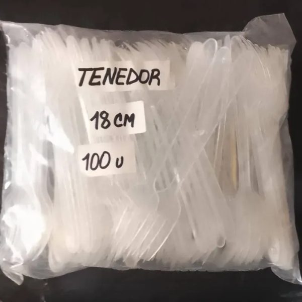 Tenedores Desechables 18cm