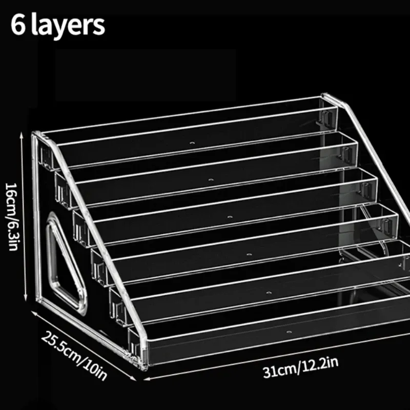 ESTANTES ACRÍLICO  6 NIVELES