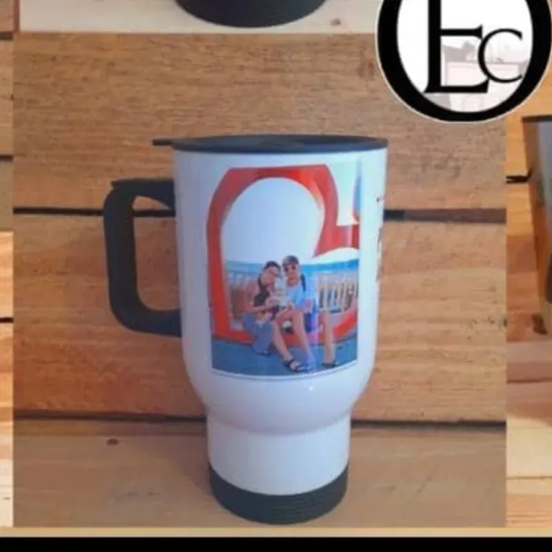 JARRA CERVECERA TÉRMICA BLANCA