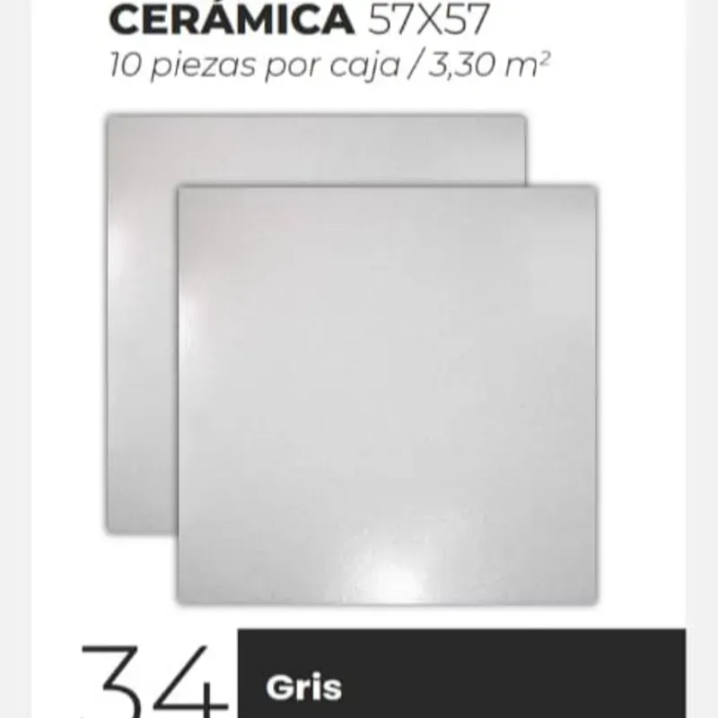 Losas Ceramica Gris