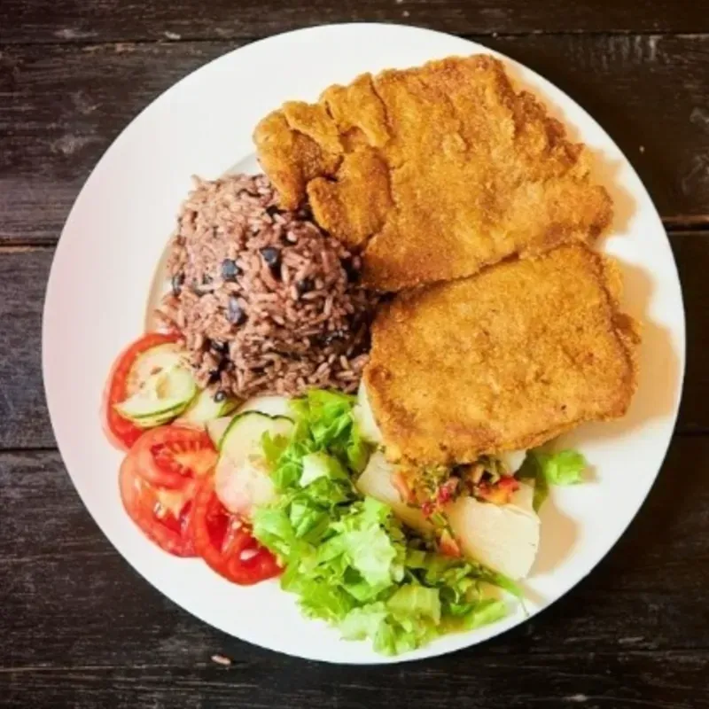 Filete de pescado empanado
