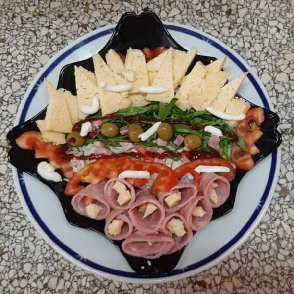 Entremés Jamón y queso Gouda