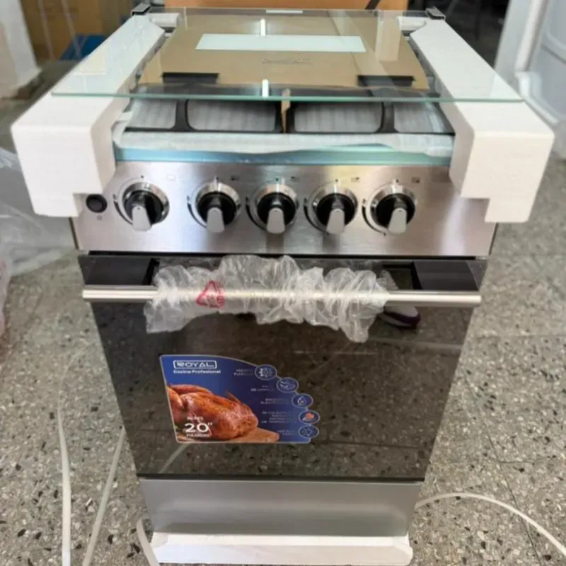 Cocina Royal 4 hornillas con horno 20"