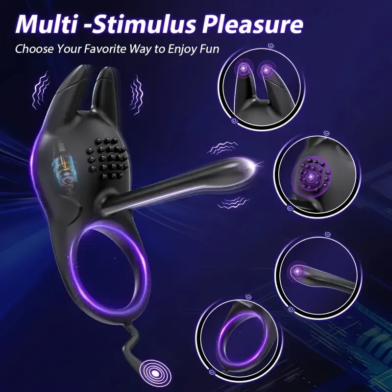 ‼️Anillo Vibrador Doble Placer‼️(5)