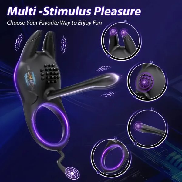 ‼️Anillo Vibrador Doble Placer‼️(5)