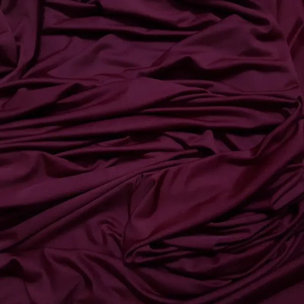 licra lisa rojo vino