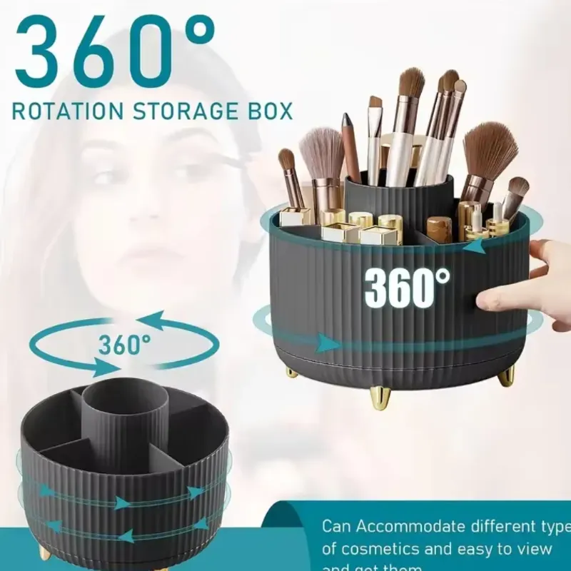 ORGANIZADOR GIRATORIO NEGRO (360°)