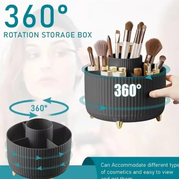ORGANIZADOR GIRATORIO NEGRO (360°)