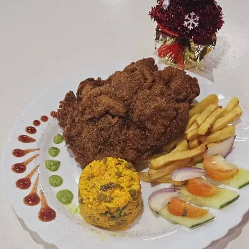Pollo frito a lo cubano