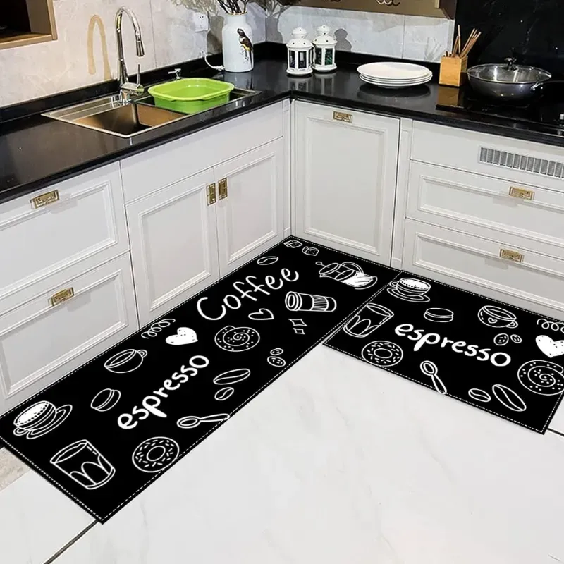 Juego de 2 alfombras de cocina