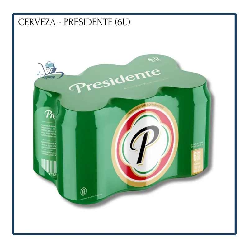 Cerveza - Presidente 355ml (6u)