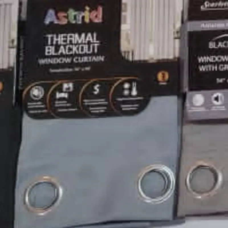 Cortina tapasol [ gris claro ]