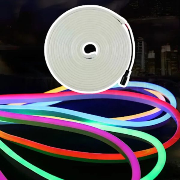 Tira led Neon de silicona multicolor 5m