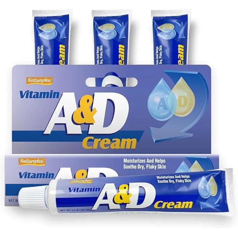 Crema hidratante para piel seca y escamosa con Vit A y D