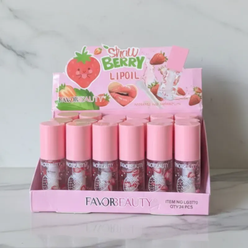 Brillos de fresa con aplicador gordito