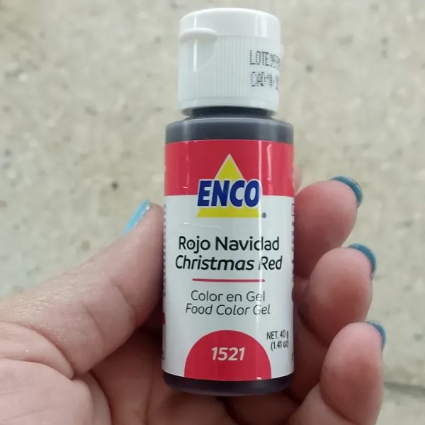 Tinta Enco 40g Rojo navidad