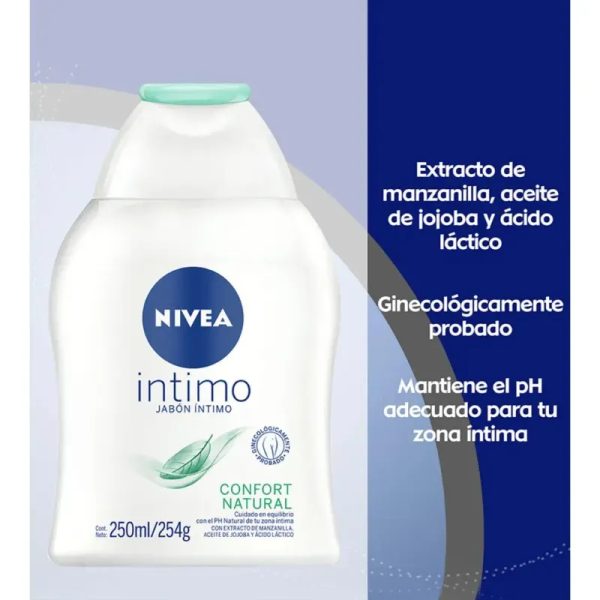  El Jabón Íntimo Nivea Intimo Confort Natural