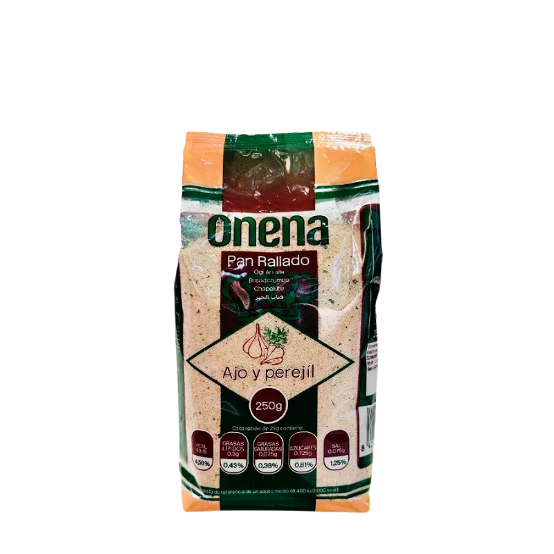 Pan Rallado con Ajo y Perejil 250g