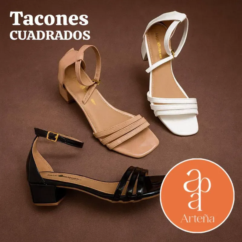 Tacón Cuadrado Bajito