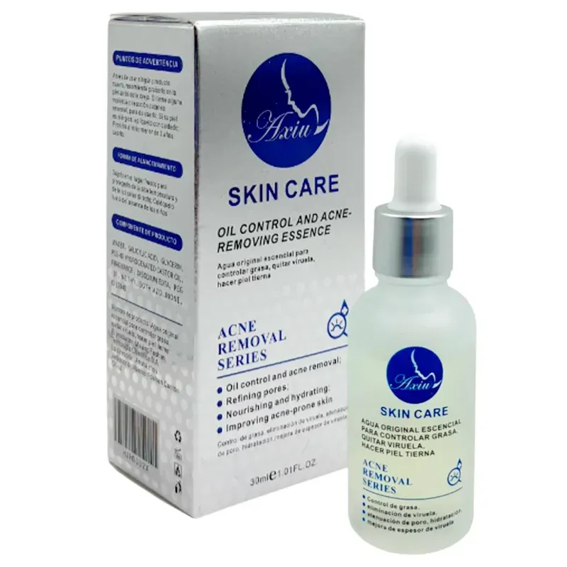 Esencia hidratante Axiu para el cuidado y tratamiento del acné 