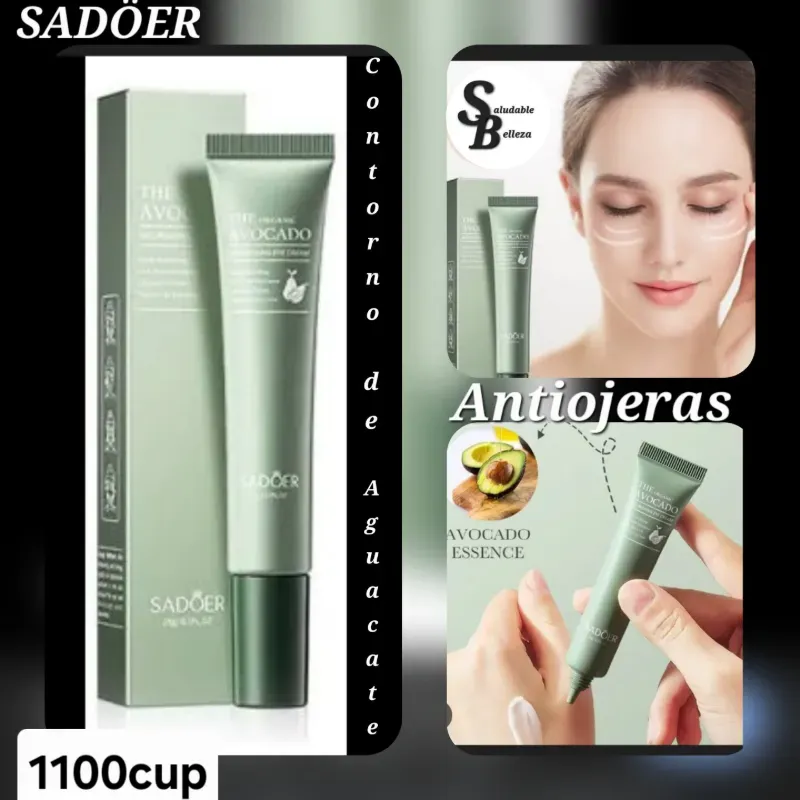 Contorno para ojos de aguacate