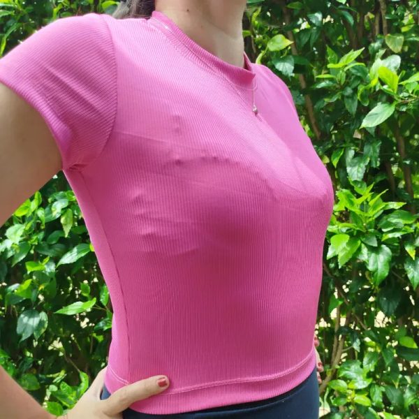 Blusas Modelo Cajita (Rosa fucsia)