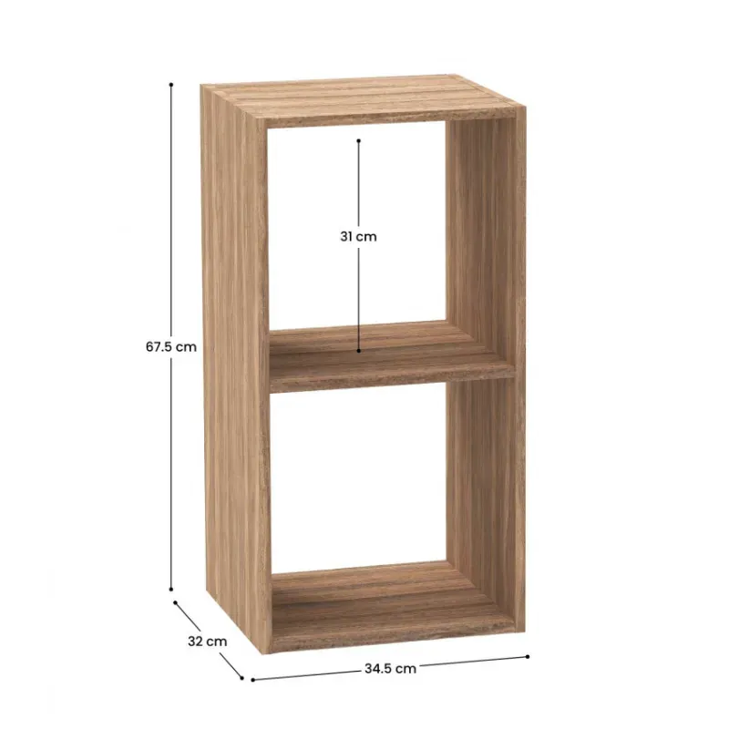 Estantería de 2 Niveles SpaceQub