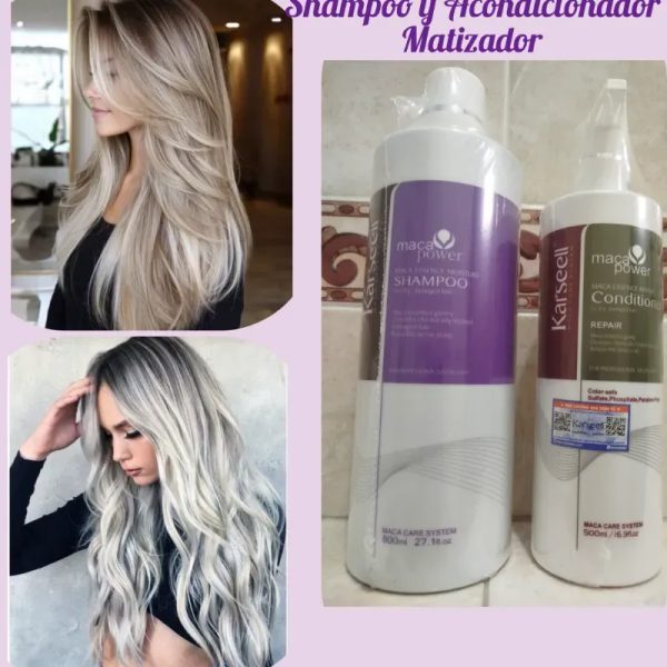 Combo Karsell Matizador  Shampoo y acondicionador