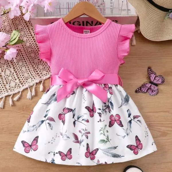  Vestido de mariposas — 2-3 años