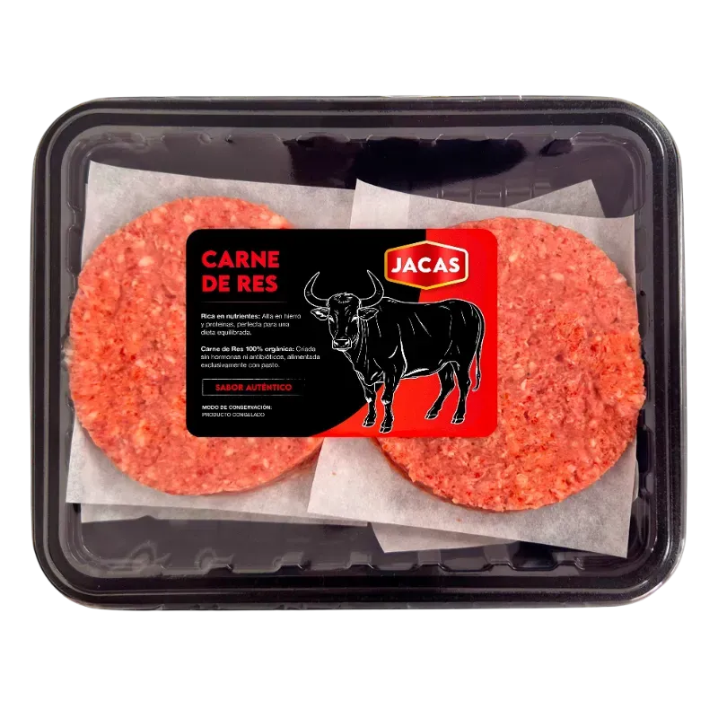 Hamburguesas de res 438g