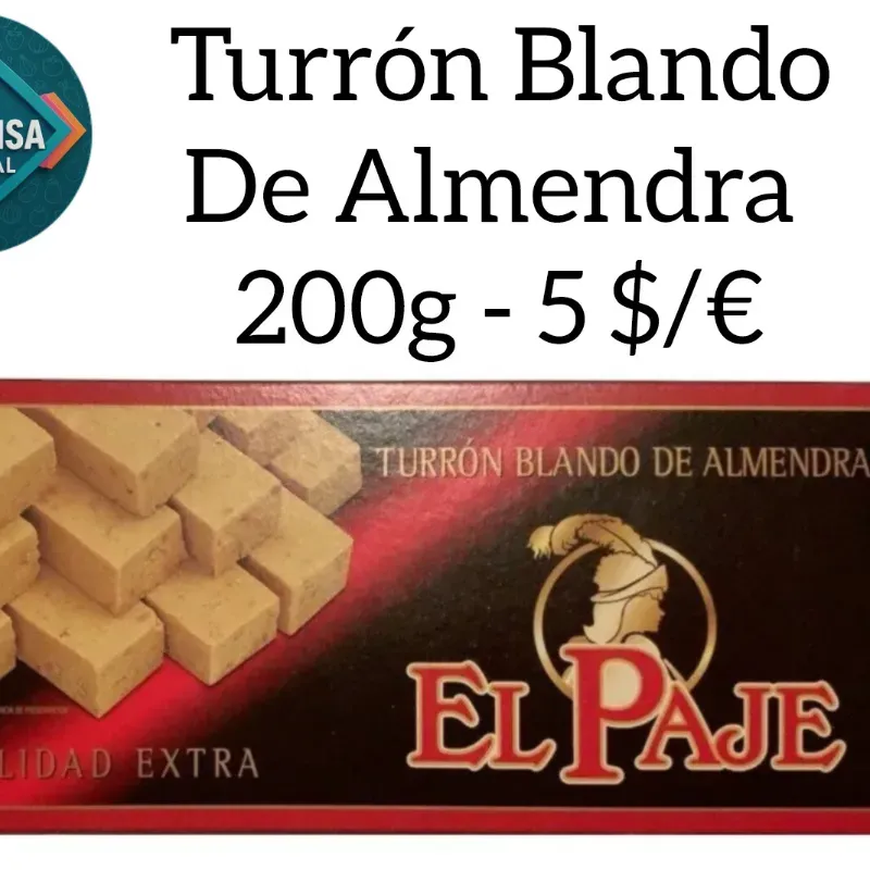 Turrón Blando de Almendra 200g