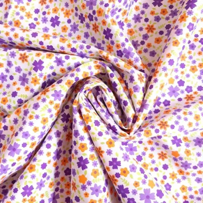 dacron florecitas tono cálido