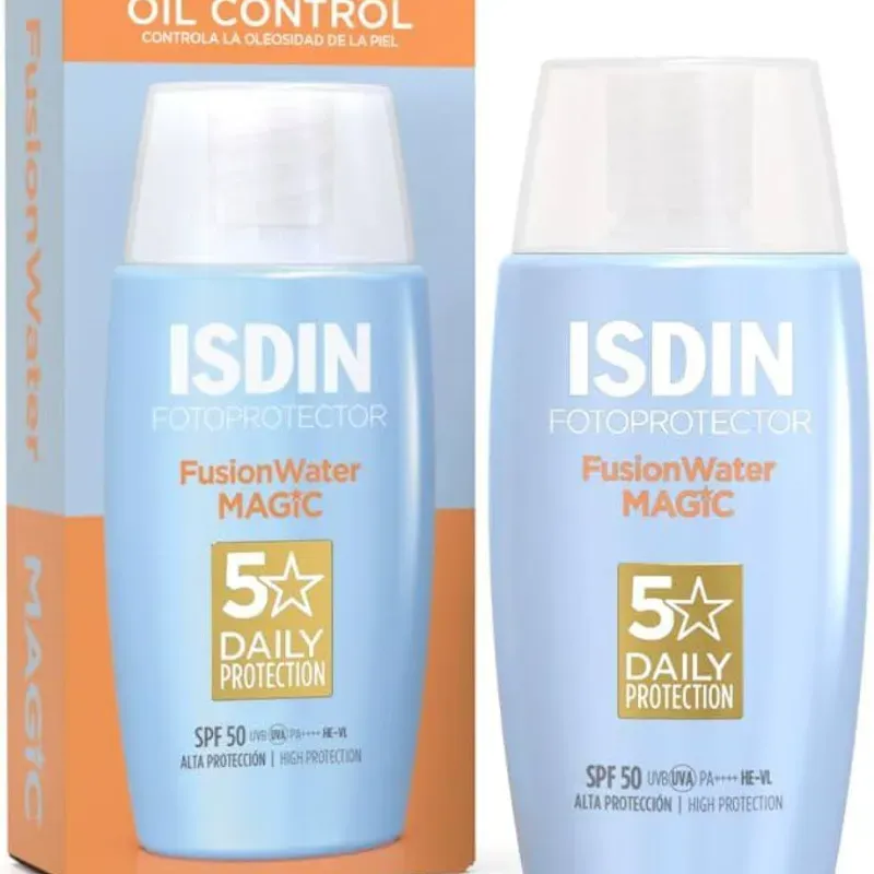 PROTECTOR SOLAR FACIAL ULTRALIGERO, ISDIN, FOTOPROTECTOR FUSIÓN WATER MAGIC SPF50,