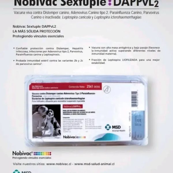 Vacunas Novibac Sextuple (A PARTIR DE 10 UNIDADES)