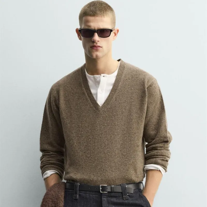 Jersey lana botonato