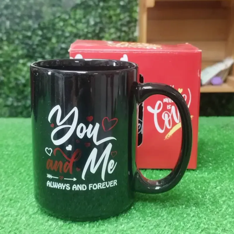 Jarra grande de cerámica-[You and me always and forever]