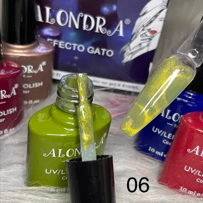 Gel efecto ojo de gato