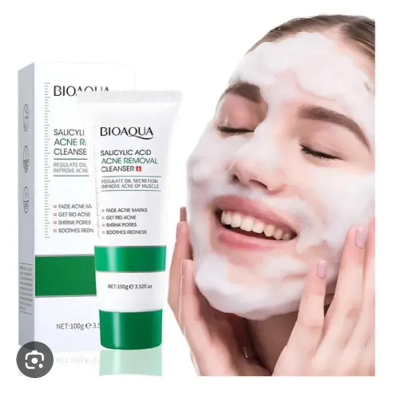 Limpiador Facial Bioaqua con Ácido salicílico