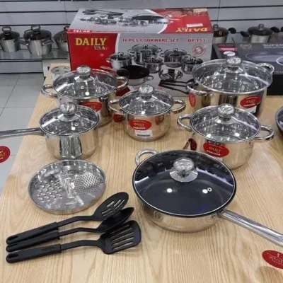 Juego de cazuela y sartenes de 16 piezas para TODO tipo de cocina