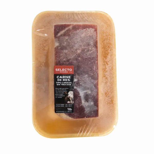 1lb Carne de res tipo Cañada sin trocear