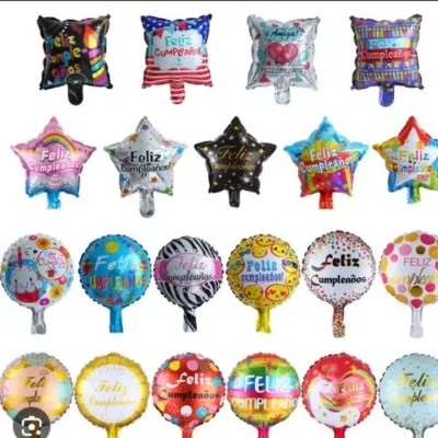 Globos metálicos para cumpleaños