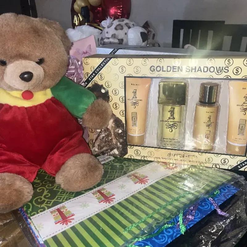 Set de perfumes con Peluche