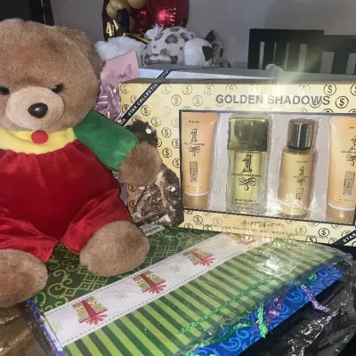 Set de perfumes con Peluche