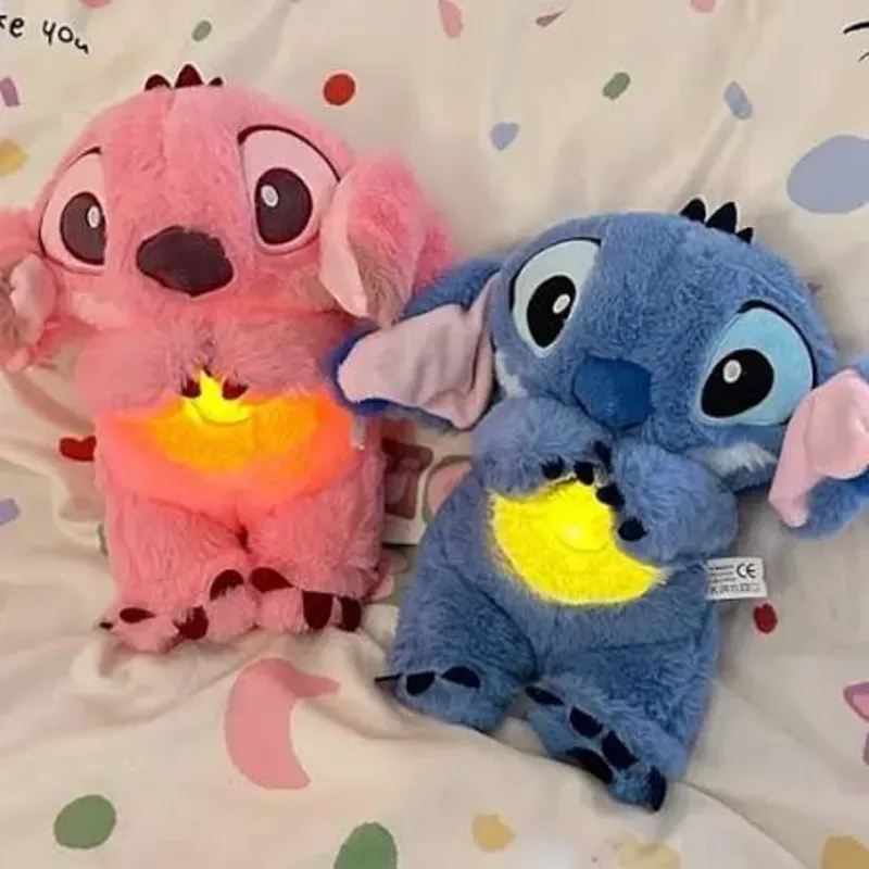 Peluches de Stitch que respiran y alumbran