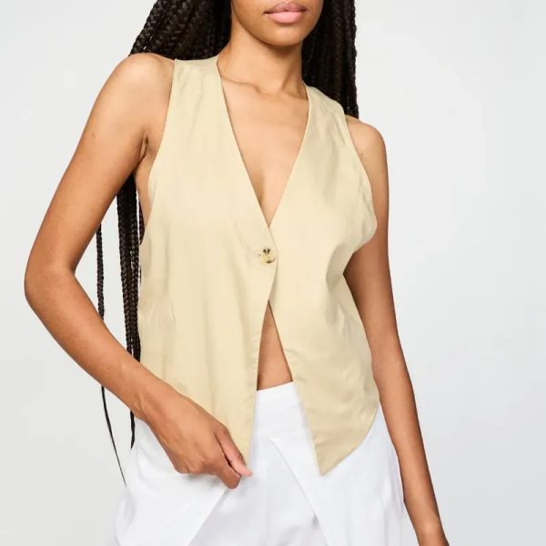 Chaleco beige