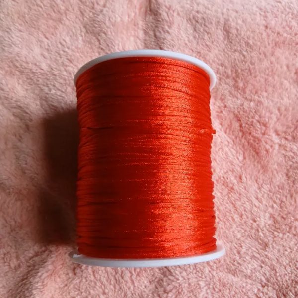 Hilo cola de rata rojo 1 mm