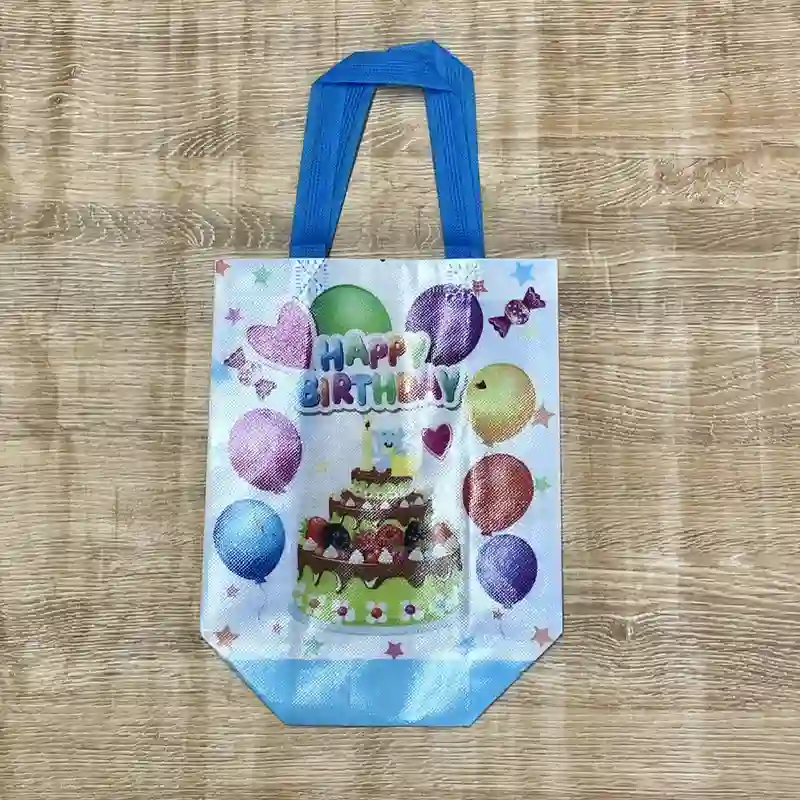 Bolsa de regalo color azul