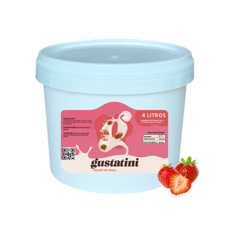 Yogurt Fresa Gustatini 4 L