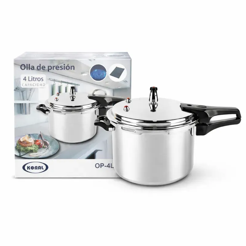 OLLA DE PRESIÓN DE INDUCCIÓN 4L KORAL (MNC)